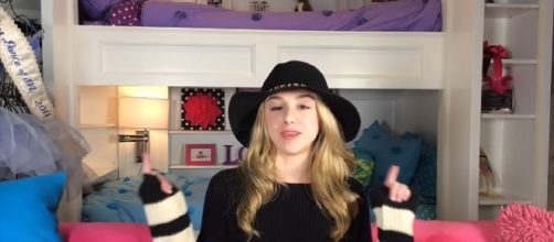 'Dance Moms' star Chloe Lukasiak. Imgae credit Chloe Lukasiak, YouTube.