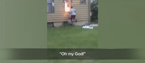 Photo Milwaukee woman committing arson screen capture from YouTube video/TODAY&rsquo;S TMJ4