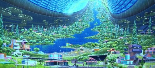 Internal view of the Stanford torus space station design | commons.wikimedia.org