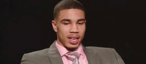 The Boston Celtics selected Duke's Jayson Tatum with the No. 3 pick in the 2017 NBA Draft. [Image via NBA/YouTube]