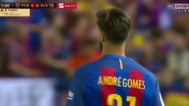 Andr&eacute; Gomes, centrocampista del Barcellona