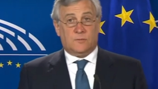Antonio Tajani, presidente del Parlamento europeo