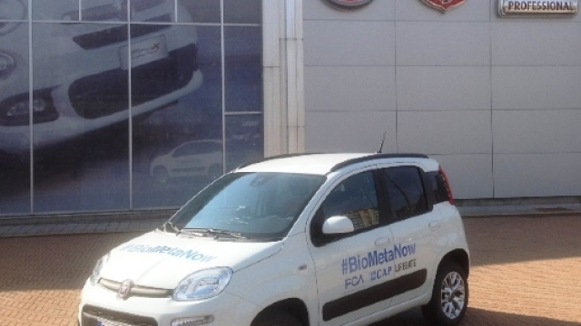 Fiat Panda alimentata con il biometano prodotto a Milano