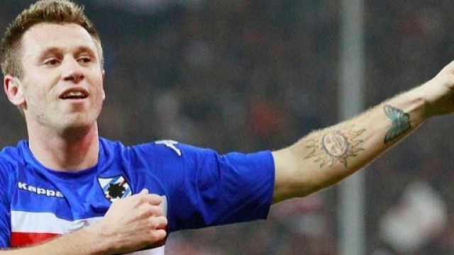 L'ex attaccante della Sampdoria, Antonio Cassano.