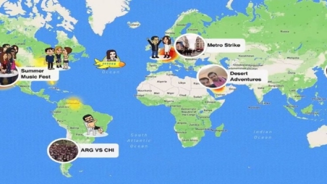 Snap Map : la nouvelle fonctionnalit&eacute; Snapchat qui permet de localiser vos amis