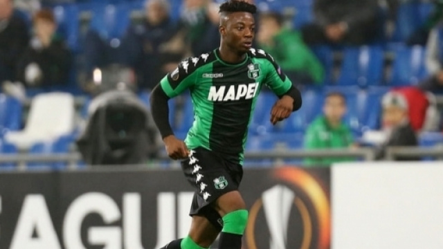 Claude Adjapong difensore del Sassuolo.