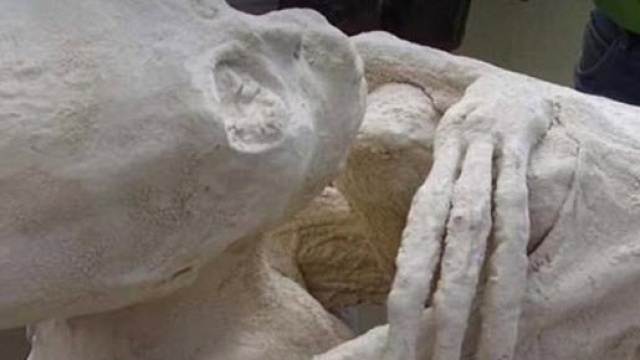 La mummia umanoide scoperta in Per&ugrave;