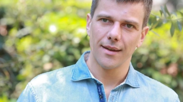 Un'immagine dell'attore Domenico Diele