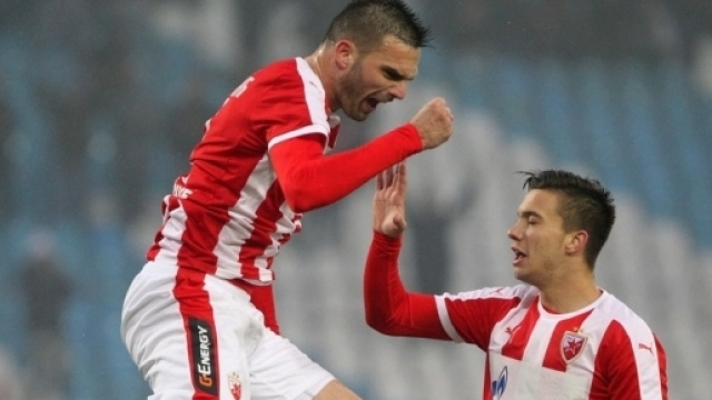 Marko Petković difensore della Stella Rossa.