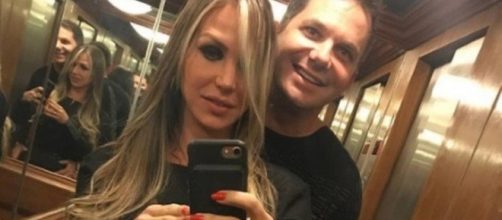 Samantha MIranda com o atual esposo, Marcelo Diotti da Mata