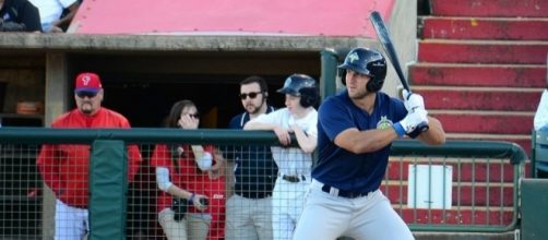 Tim Tebow of the New York Mets - slgckgc via Wikimedia Commons