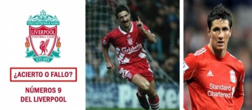 &iquest;Acierto o fallo? N&uacute;meros 9 del Liverpool en la era Premier League.