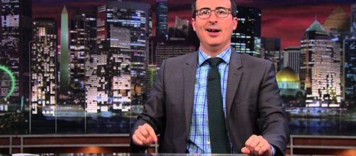 John Oliver calls Trump's admission of no tapes of Comey conversation "extraordinarily stupid." Photo via Last Week Tonight, YouTube.