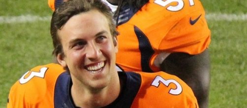 Quarterback Trevor Siemian started 14 games for the Broncos last season -- Jeffrey Beall via WikiCommons