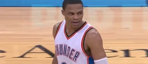 Will OKC's Russell Westbrook take home the MVP Award at tonight's NBA Awards Show? [Image via NBA/YouTube]
