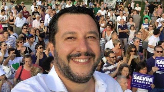 Il leader della Lega Nord, Matteo Salvini
