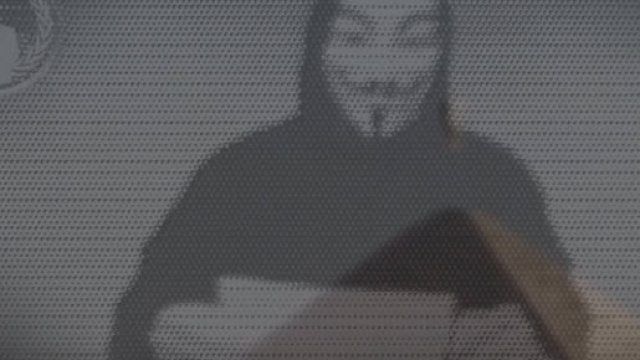 Immagine estratta dal video di Anonymous
