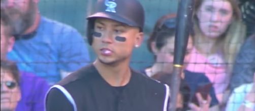 Nolan Arenado and the Colorado Rockies visit the San Francisco Giants on Monday night. [Image via MLB/YouTube]