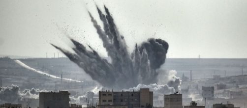 Shell explosion in Syria | Flickr Creative Commons