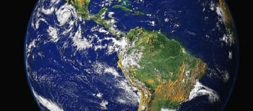 The Earth from space (Courtesy NASA)