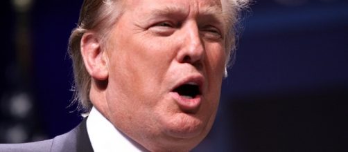 Trump levels accusations at Obama. - image by Gage Skidmore at Flickr.com