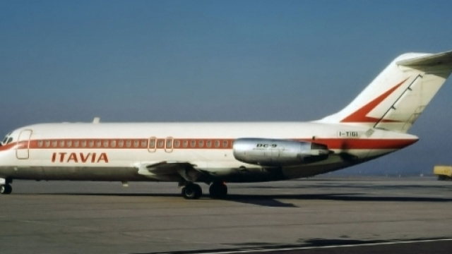 Il DC-9 Itavia schiantatosi nei pressi di Ustica