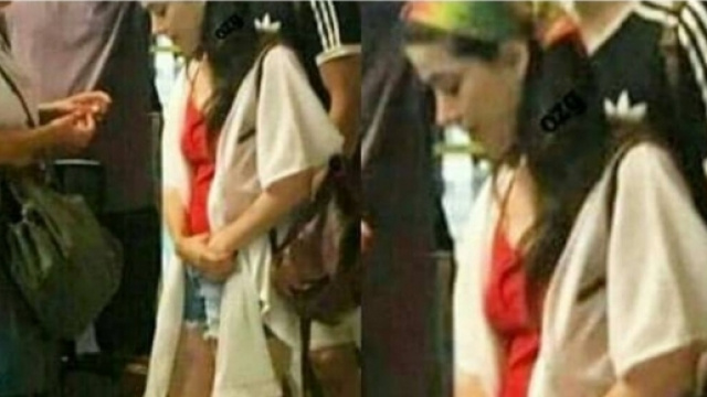 Il pancino sospetto dell'attrice turca Ozge Gurel