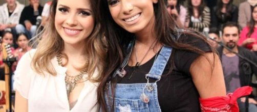 Anitta e Sandy viram assunto na internet (Foto: Reprodu&ccedil;&atilde;o)
