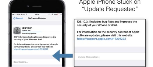 Apple iPhone iOS 10.3.1 Update Stuck on &ldquo;Update Requested ... - resourcesforlife.com