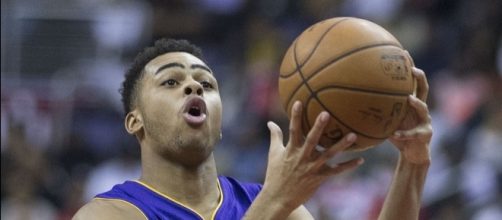 The Lakers traded D&rsquo;Angelo Russell to the Nets for Brook Lopez and 27th pick &ndash; Keith Allison via WikiCommons