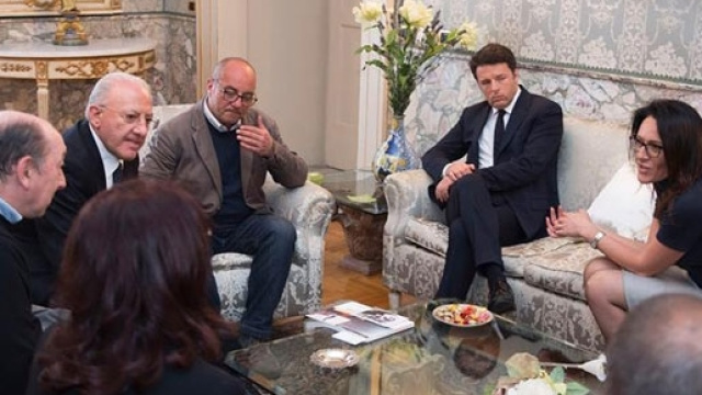 Il segretario del PD, Matteo Renzi