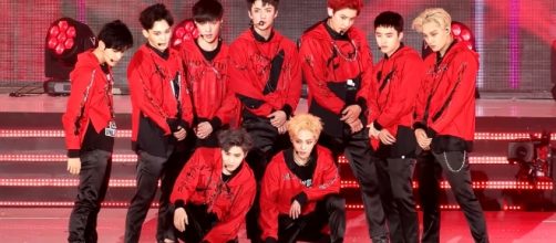 Boy band EXO, one of SM Entertainment's talents