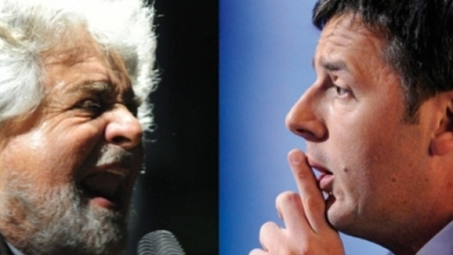 Beppe Grillo accusa Matteo Renzi di essere responsabile dell'invasione di migranti a causa di Triton