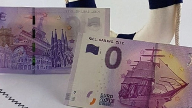 Un'immagine della banconota da 0 euro