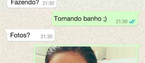 Aquela foto estranha que recebeu da namorada