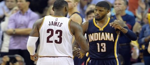 James y George podr&iacute;an jugar juntos la pr&oacute;xima temporada. Foto AP