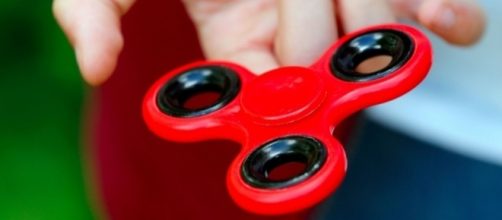 Original fidget spinner. The larger ones that need charging might potentially go up in flames. Image source Youtube screen grab