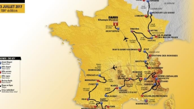 Presentazione Tour de France 2017, percorso, tappe, orari tv