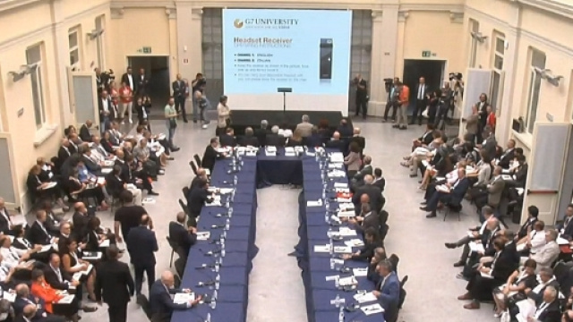 Un momento del G7 University a Udine