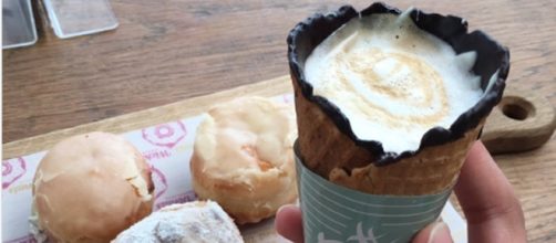 #Coffeeinacone/ Photo screencap from Twitter @ shulpggrarch