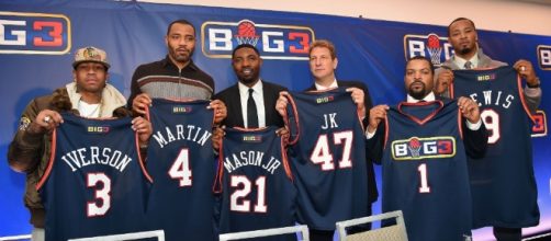 Ice Cube and Allen Iverson are behind the new BIG3 Basketball League. [Image via Blasting News image library/slamonline.com]