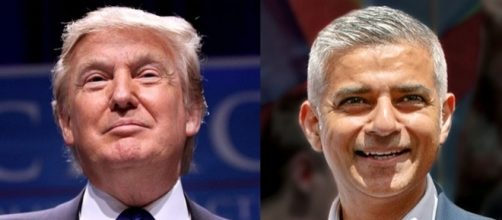 Photos via Wikimedia Donald Trump by Gage Skidmore/CC BY-SA 3.0 Sadiq Khan by Katy Blackwood/CC BY-SA 4.0