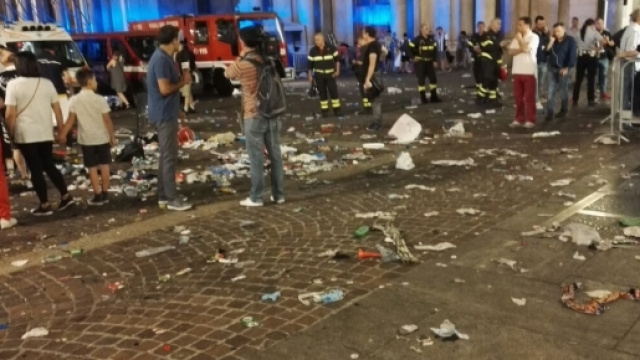 Piazza San Carlo, 3 giugno 2017. I momenti di panico vissuti dai tifosi che stavano assistendo alla partita
