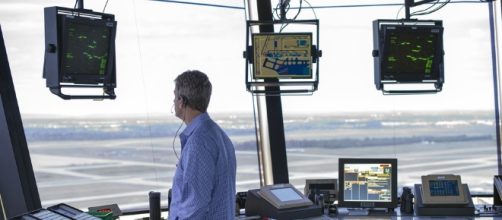Air traffic control photo via BN library