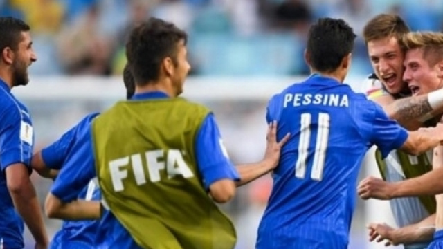 La gioia degli azzurrini dopo il successo sullo Zambia: Italia per la prima volta in semifinale ai Mondiali Under 20