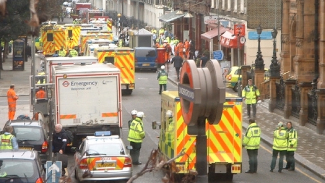 Un'immagine degli attentati a Londra