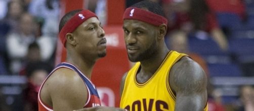 Paul Pierce disrespects LeBron James - Keith Allison via Flickr