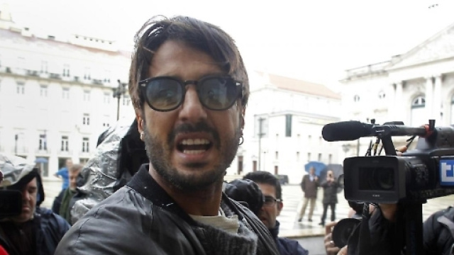 Fabrizio Corona infuriato in aula