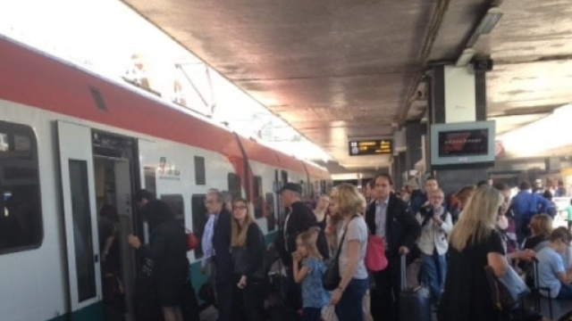 Treno bloccato per 6 ore nelle campagne presso Frosinone.