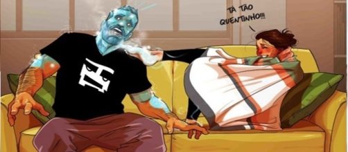 Cenas que retratam a vida de casado (Ilustra&ccedil;&atilde;o: Yehuda Adi Devir)